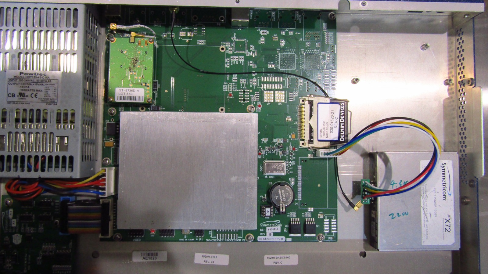 Microsemi syncserver S100 NTP server with Rubidium stand, GT-8736D GPS, #2