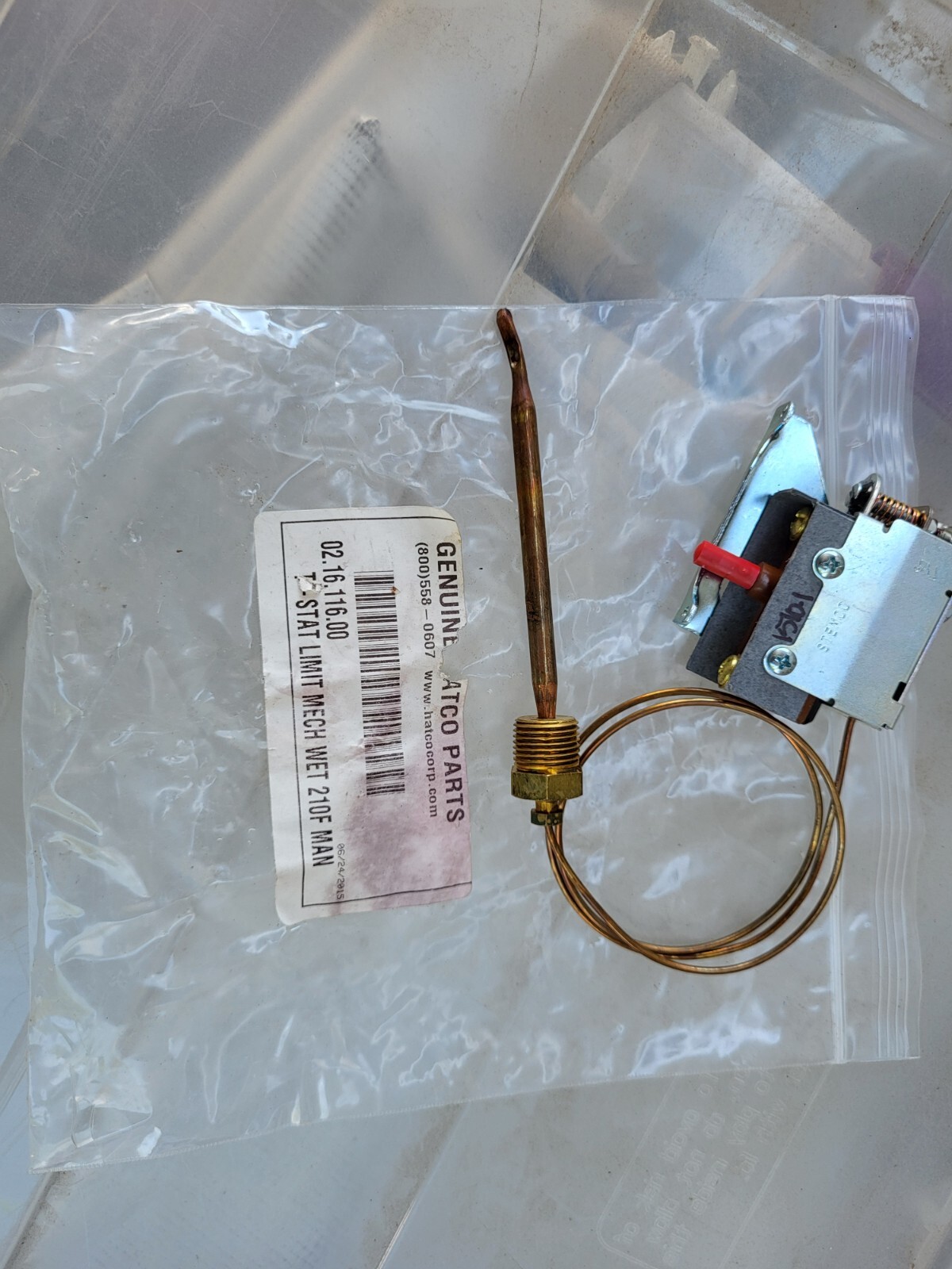 Hatco 02.16.116.00 HIGH LIMIT Thermostat
