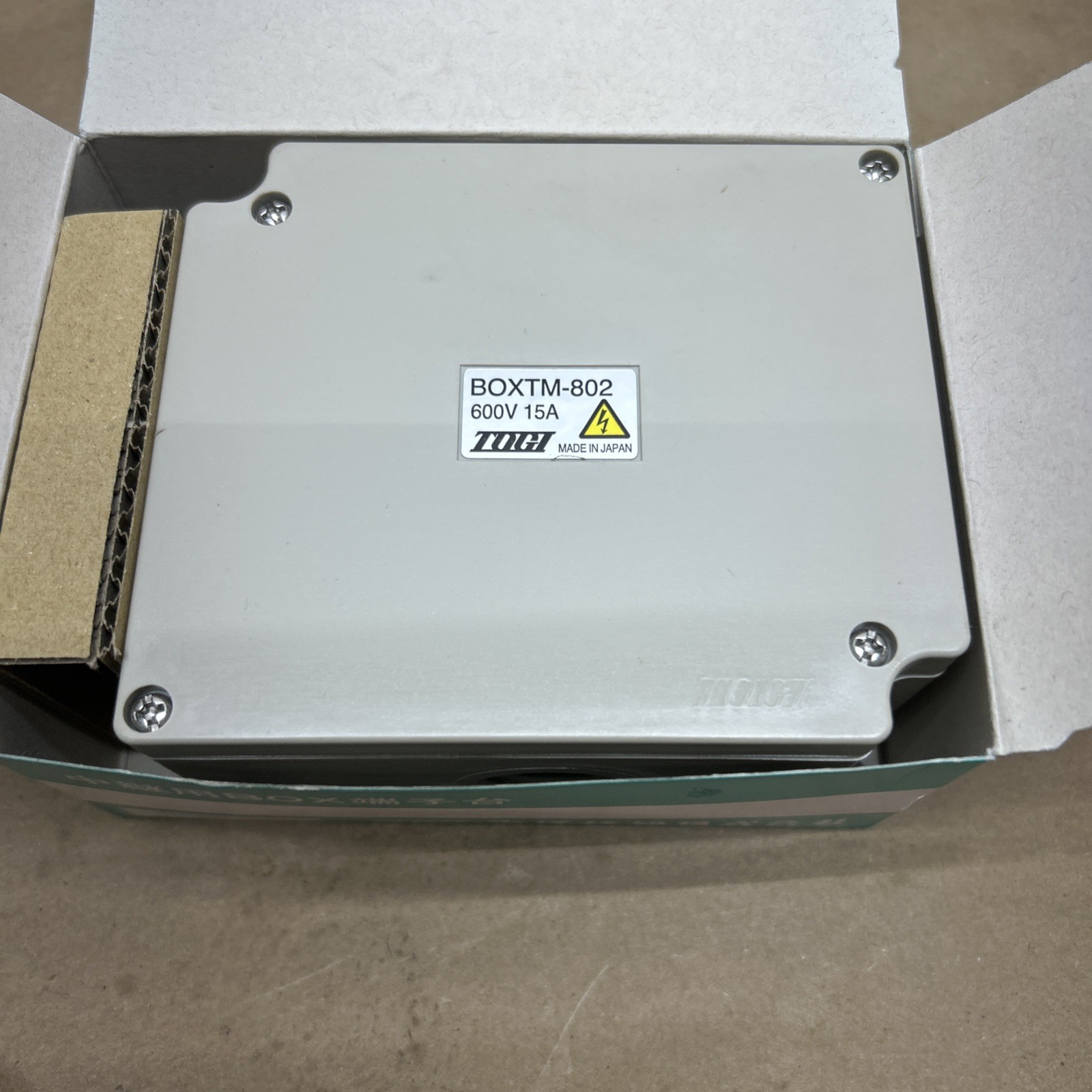 TOGI TOYOGIKEN BOXTM-802 600V 15A NIB FAST SHIPPING! + WARRANTY