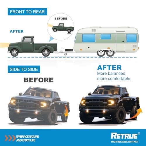Rear Air Bags Suspension Kit for 2015-2025 Ford F150 Truck Towing, 5000 Lbs of