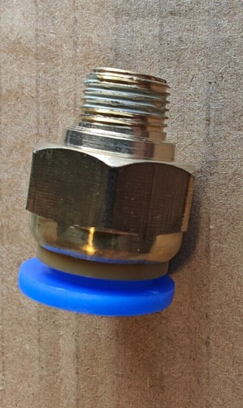 Large Lot of air fittings, sizes 6mm, 8mm, 10 mm Adapters and couplings