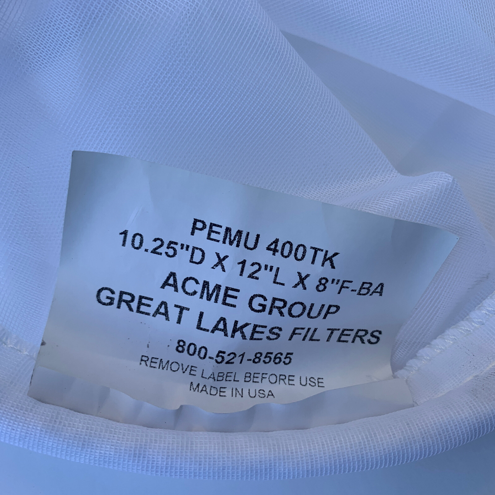Great Lakes Filters PEMU 400TK Filter 10.25” x 12” x 8” F-BA (Case of 100)