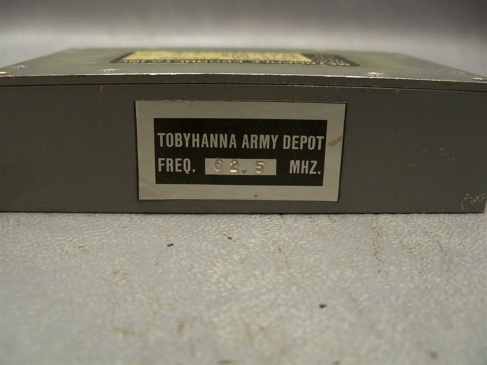 Lowpass Filter FLA-1038 S/N 200 Metropole Products 62.5 MHz SM-A-720155-4