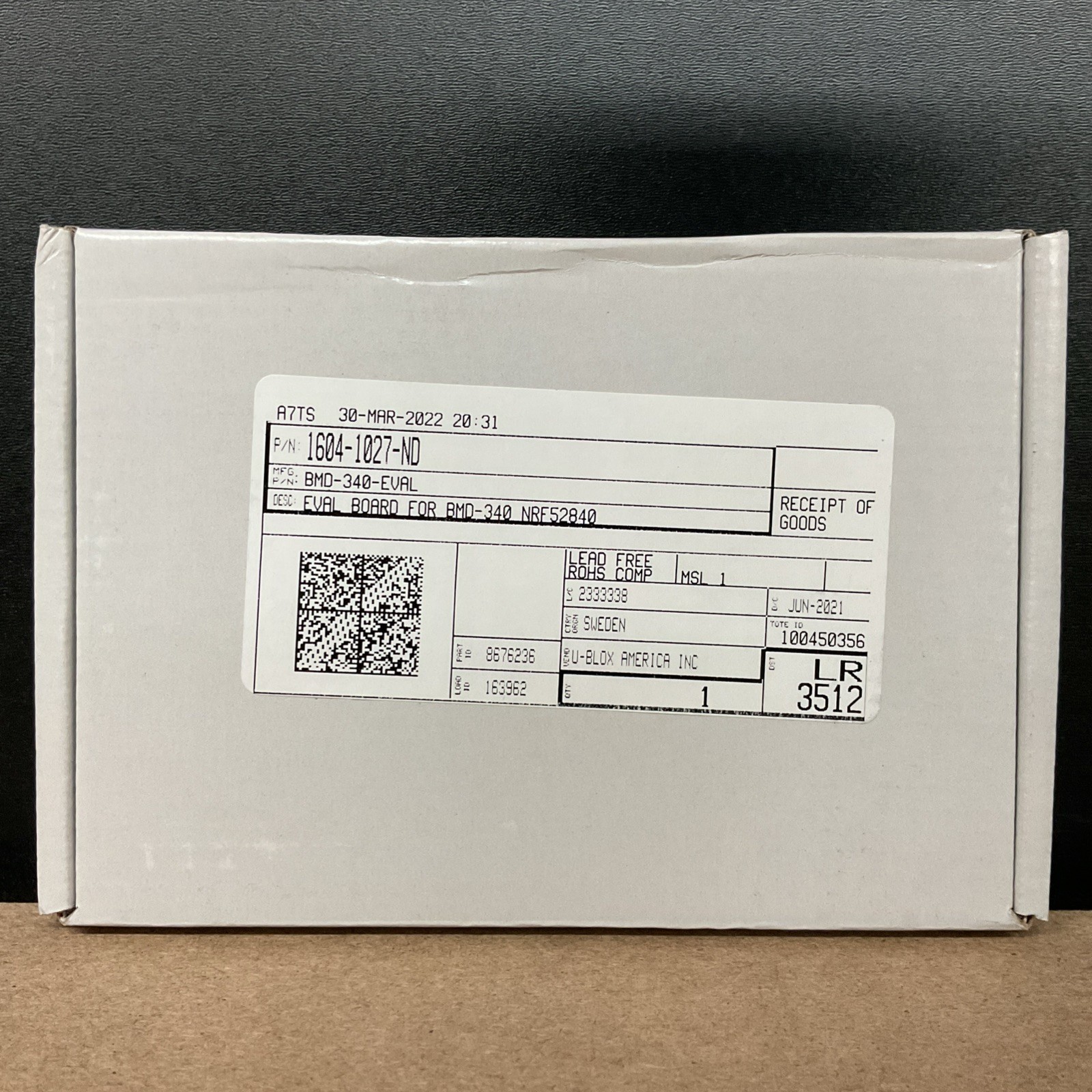 Ublox Evaluation Board BMD-340-EVAL-10