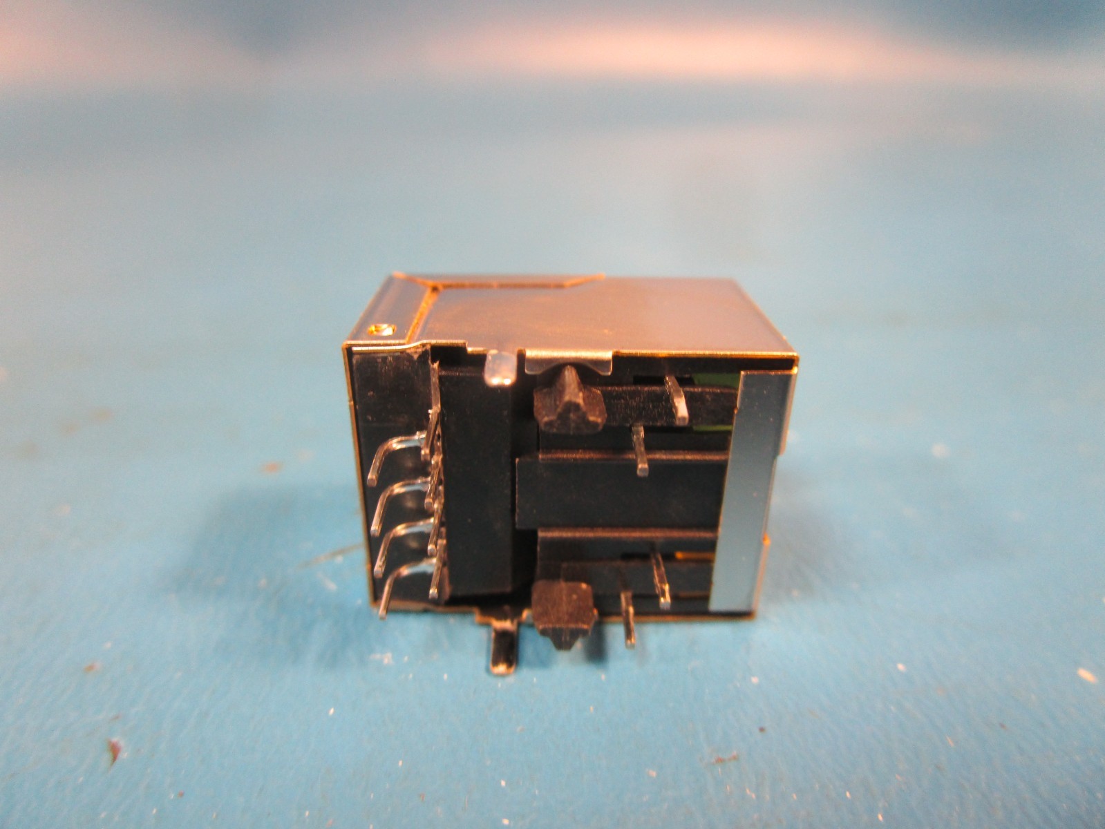 LOT OF 4 Pulse Electronics JXR0-0015NL, CONN JACK 1PORT PCB, 1 Port RJ45