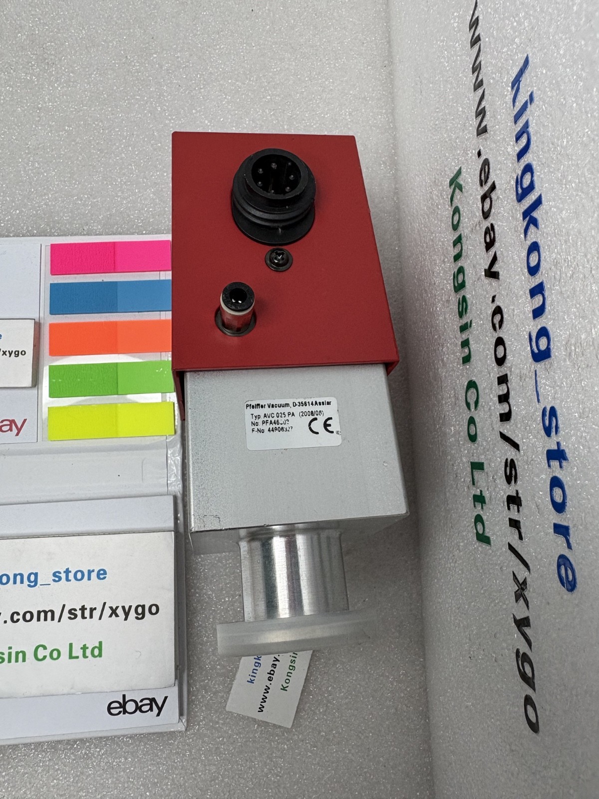 PFA46003 PFEIFFER vacuum AVC025PA Angle valve pneumatic with PI without PV