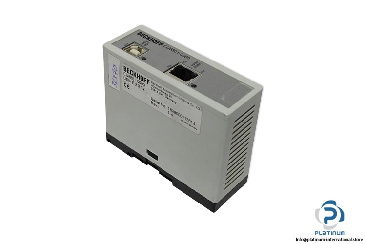 BECKHOFF CU8801-0000 USB EXTENSION BOX_34 x 98 x 77 mm_up to 480 Mbit/s