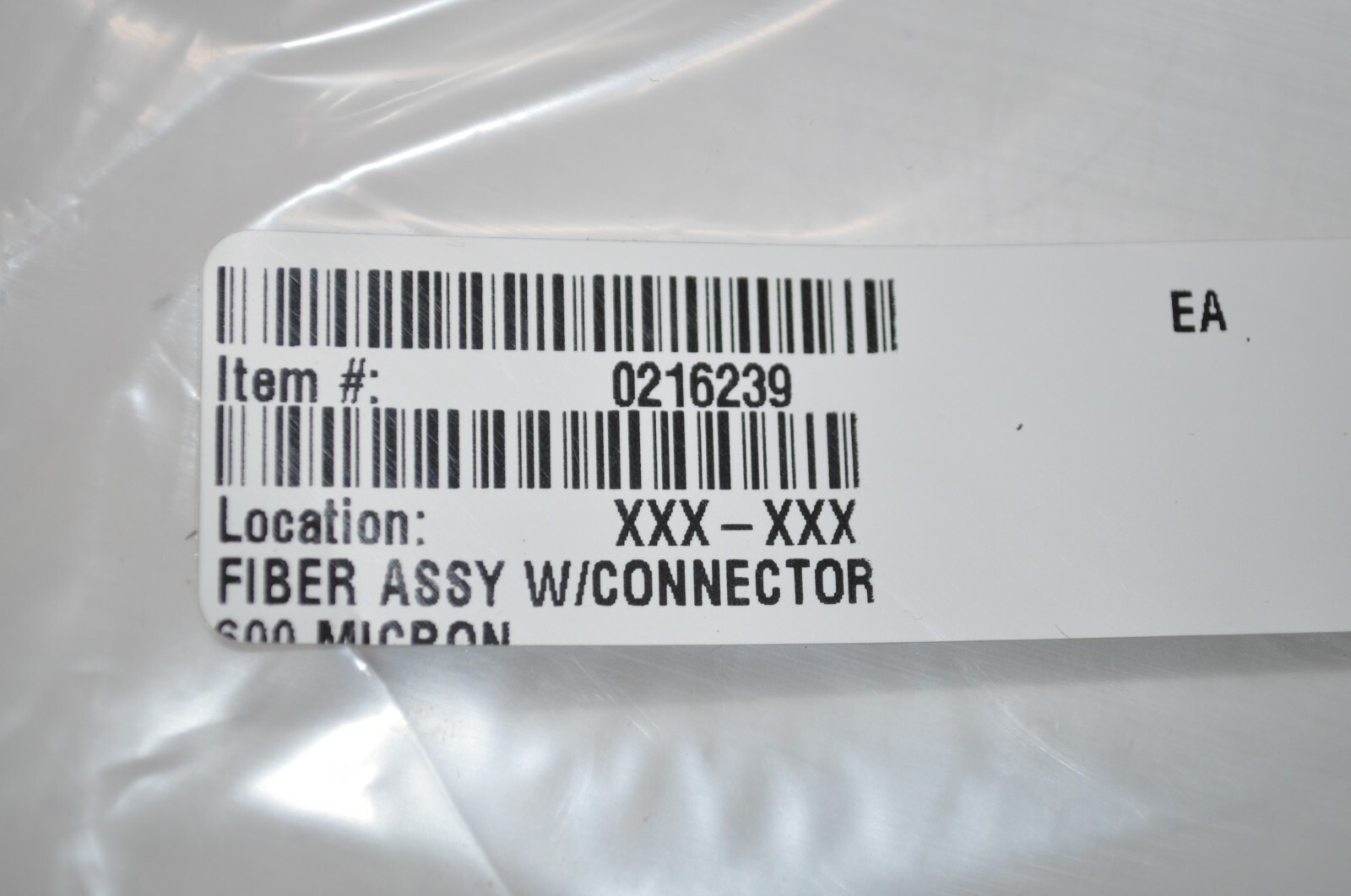 600 Mu Micron Fiber Optic Fiberoptic patch Cord Cable w FC SC (?) Connector 1M