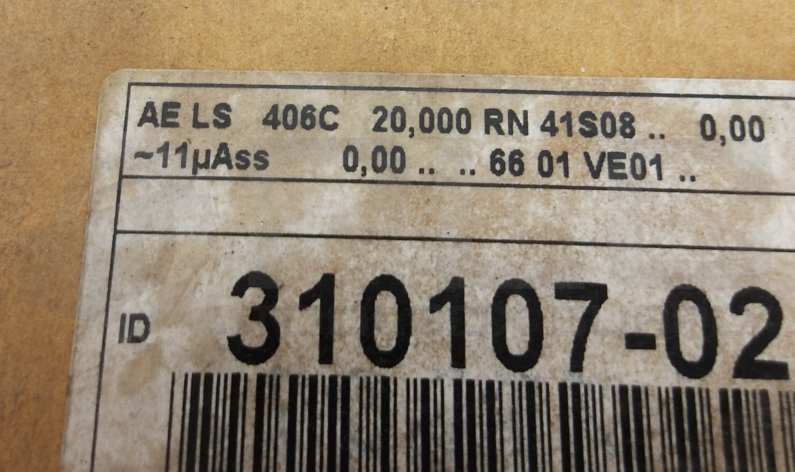 NEW HEIDENHAIN AE LS 406C LIEAR ENCODER SCANNING HEAD 310 107 02
