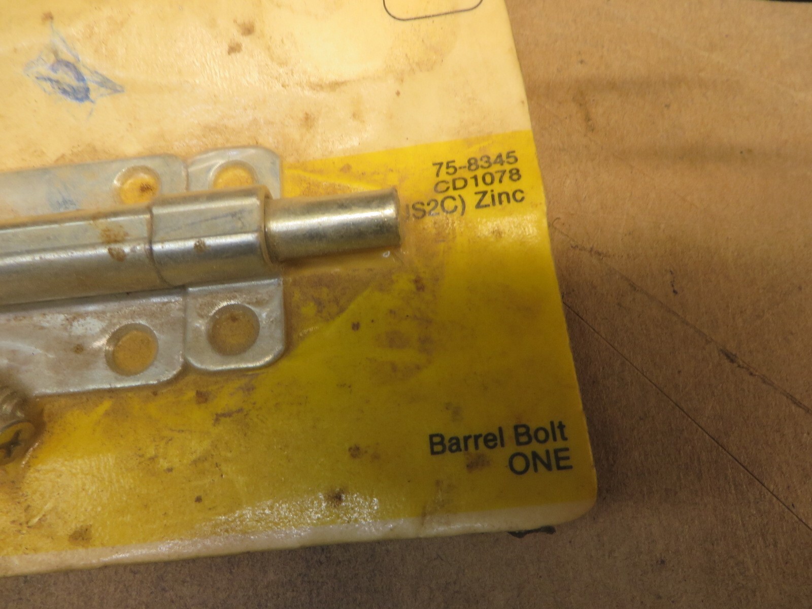 STANLEY 6 ” BARREL BOLT DOOR BOLT NOS # 75-8345 NOS