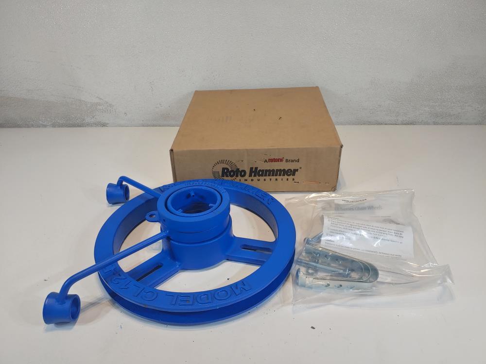 Roto-Hammer CL-12 Clamp-On Chain Wheel 9-1/4″ – 12-1/2″, Ductile Iron
