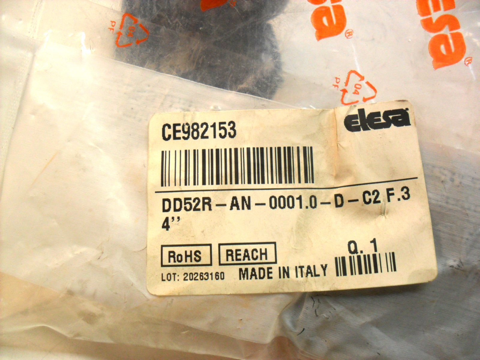 elese – DD52R-AN-0001.0-D-2C-F.3/4″ – CE82153 – Sealed Factory Bag