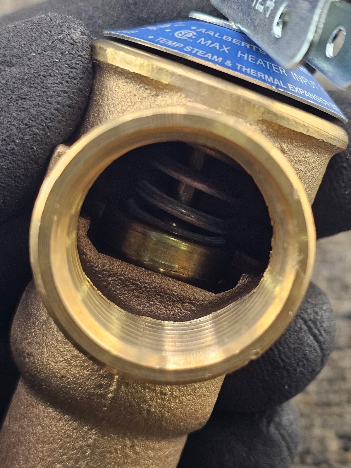 Apollo 18C402X38 3/4 in. Male x FNPT Bronze Relief Valve 150PSI