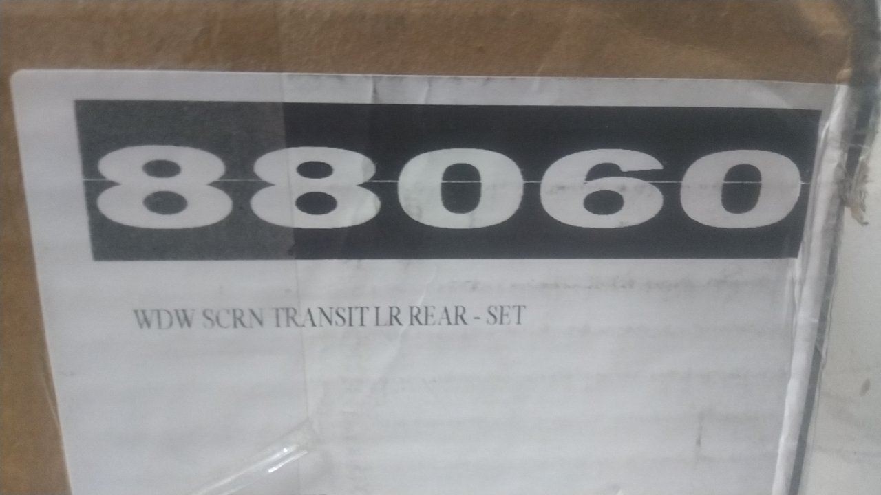 Weather Guard 88060 27 In Overall Width Rear Door Van Window Screen