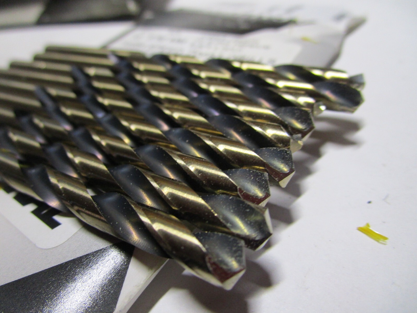 5.50mm x 95.0mm OAL 135° Split Black / Gold High Speed Steel Jobber Drill QTY 9