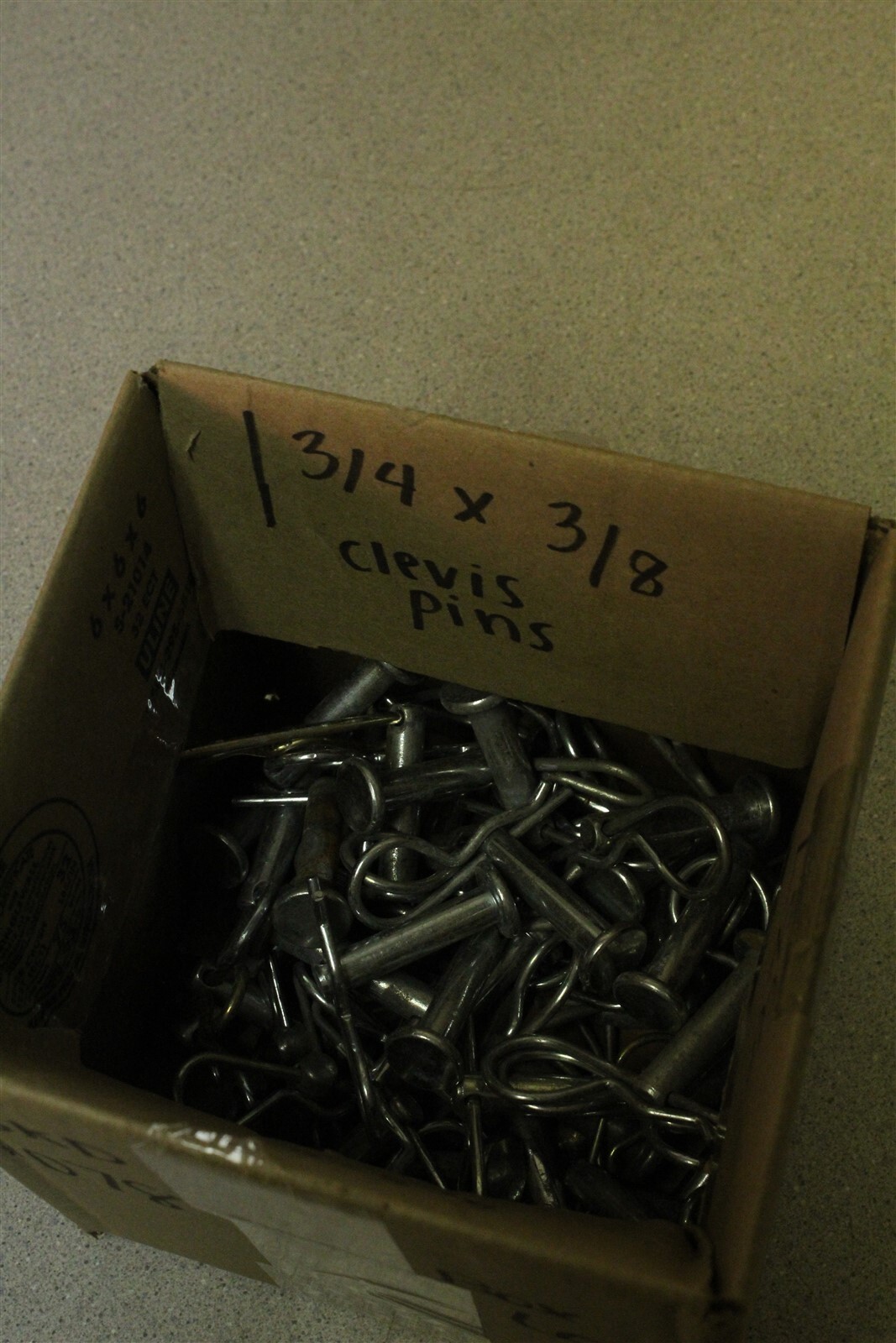 1 3/4″x 3/8″ Clevis Pin with Clips lot of 46 *FREE SHIPPING*
