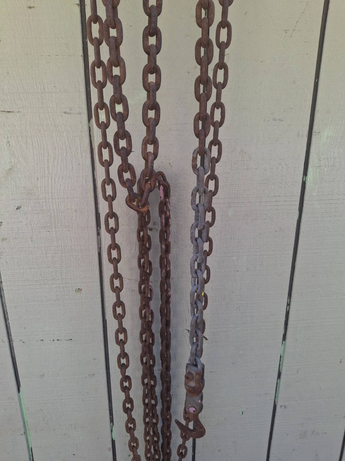Yale Chain Hoist 1/2 Ton Spur Gear Block #125 8Ft Chain 1/4 Manual Hand Chain