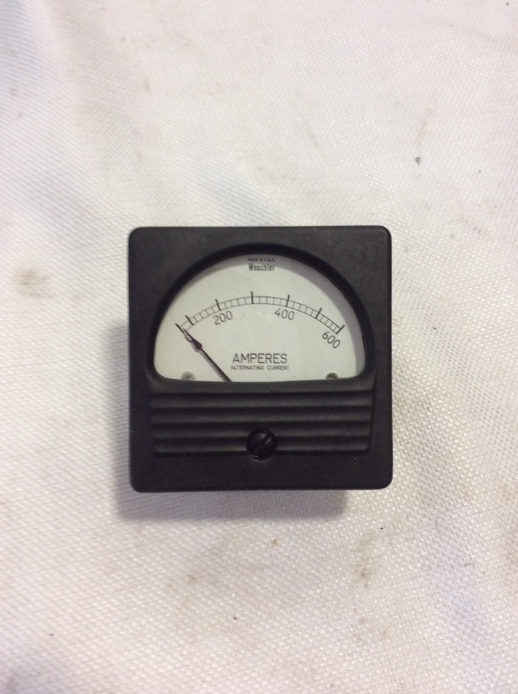 Weschler electric 291b280a21 panel gauge 0-600 amp nib.