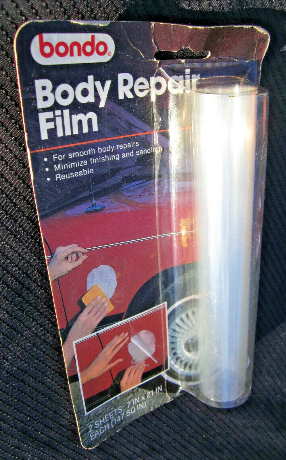 New bondo BODY REPAIR FILM 2 Sheets: 7″ x 21″ for smooth body repairs No. 939