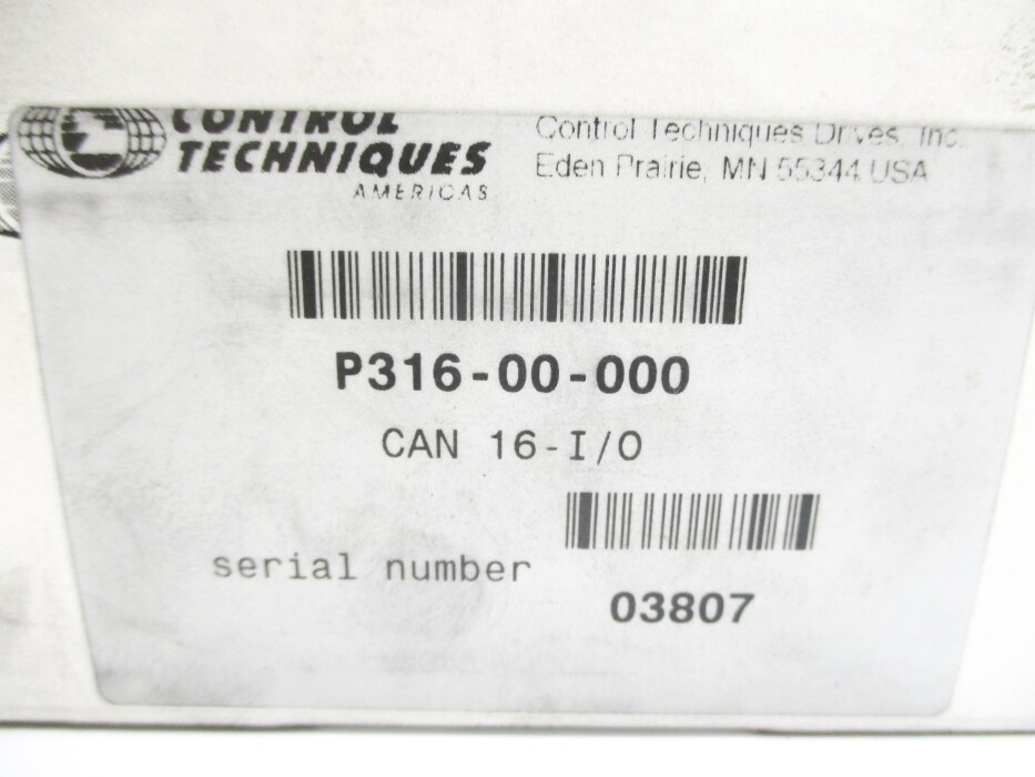 CONTROL TECHNIQUES P316-00-000 CAN16-I/O NSMP