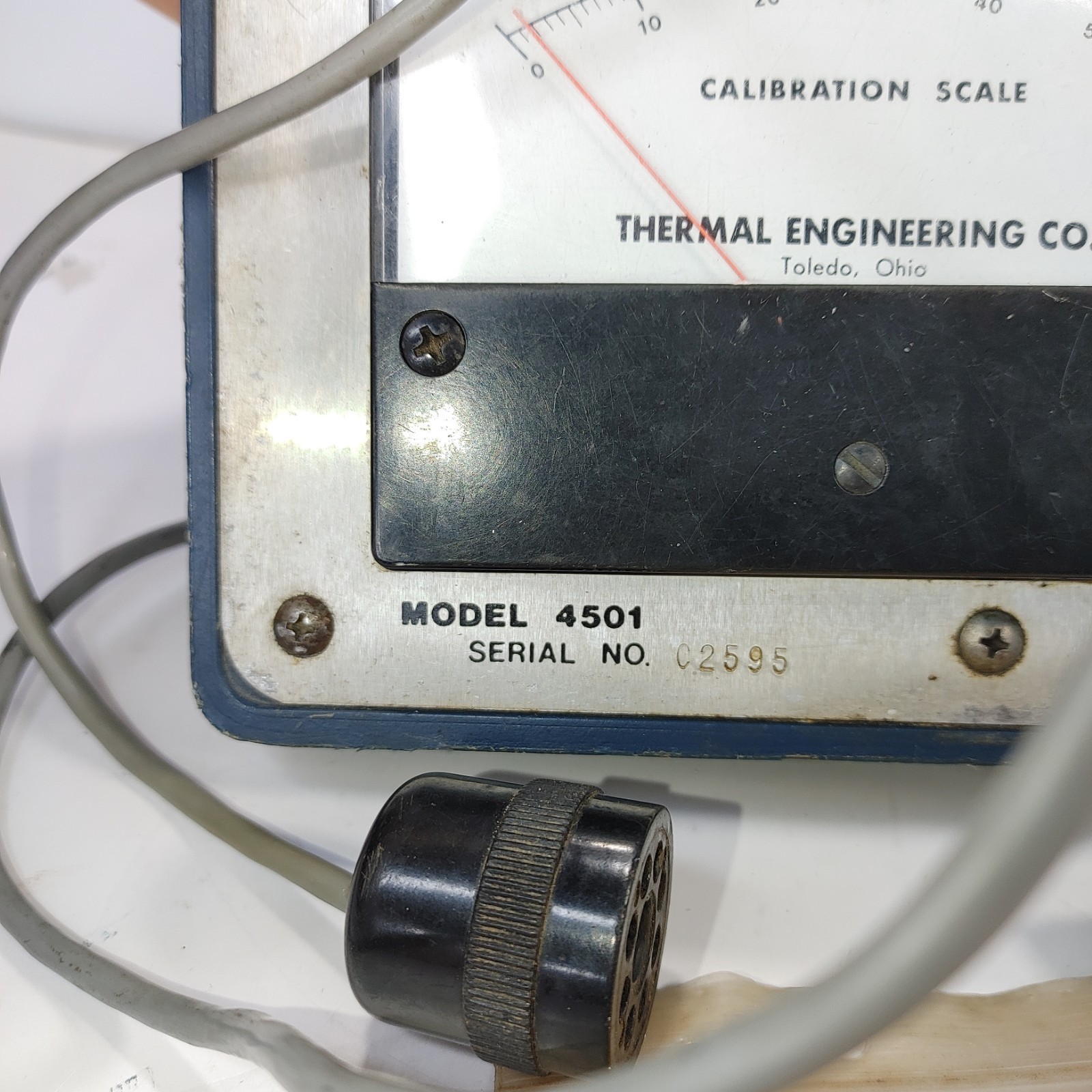 No. 4501 Thermal Vac Check Guage Tester Analyzer – Untested As IS