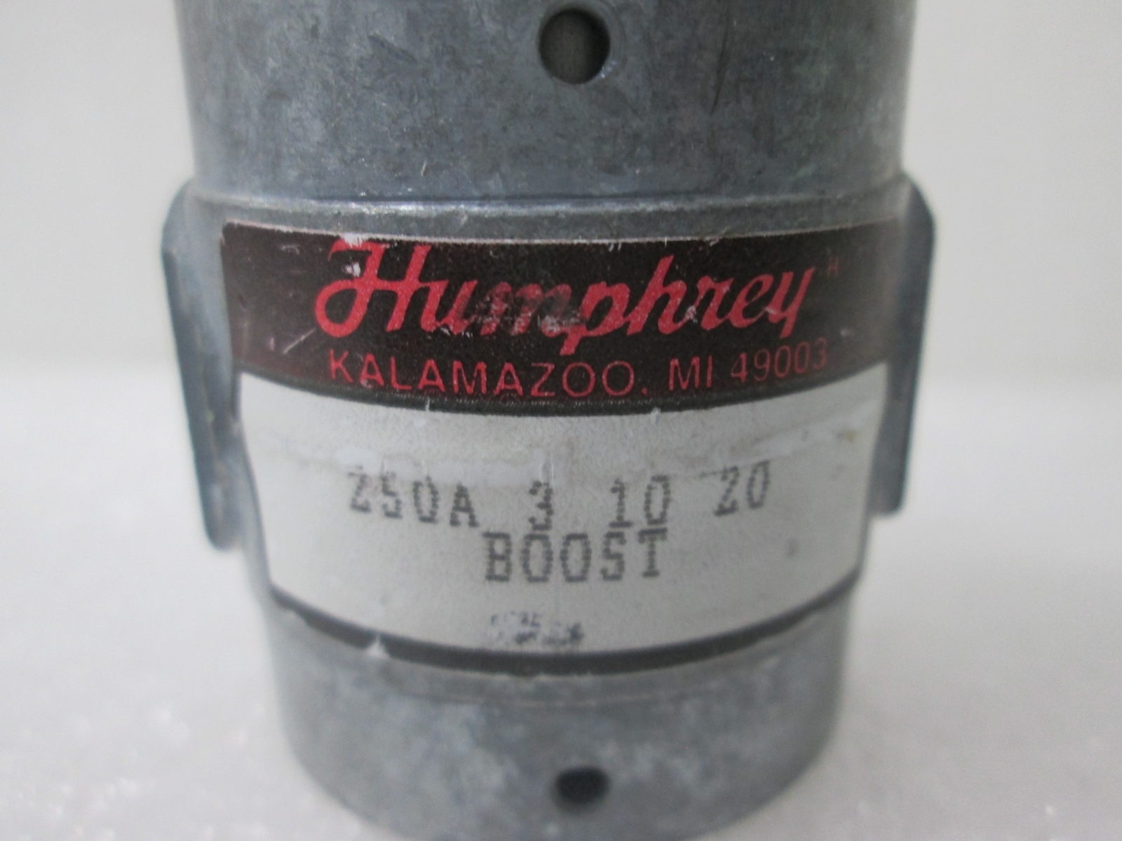 Humphrey, 250A, 3 10 20 Boost, Pneumatic Directional Valve, Used