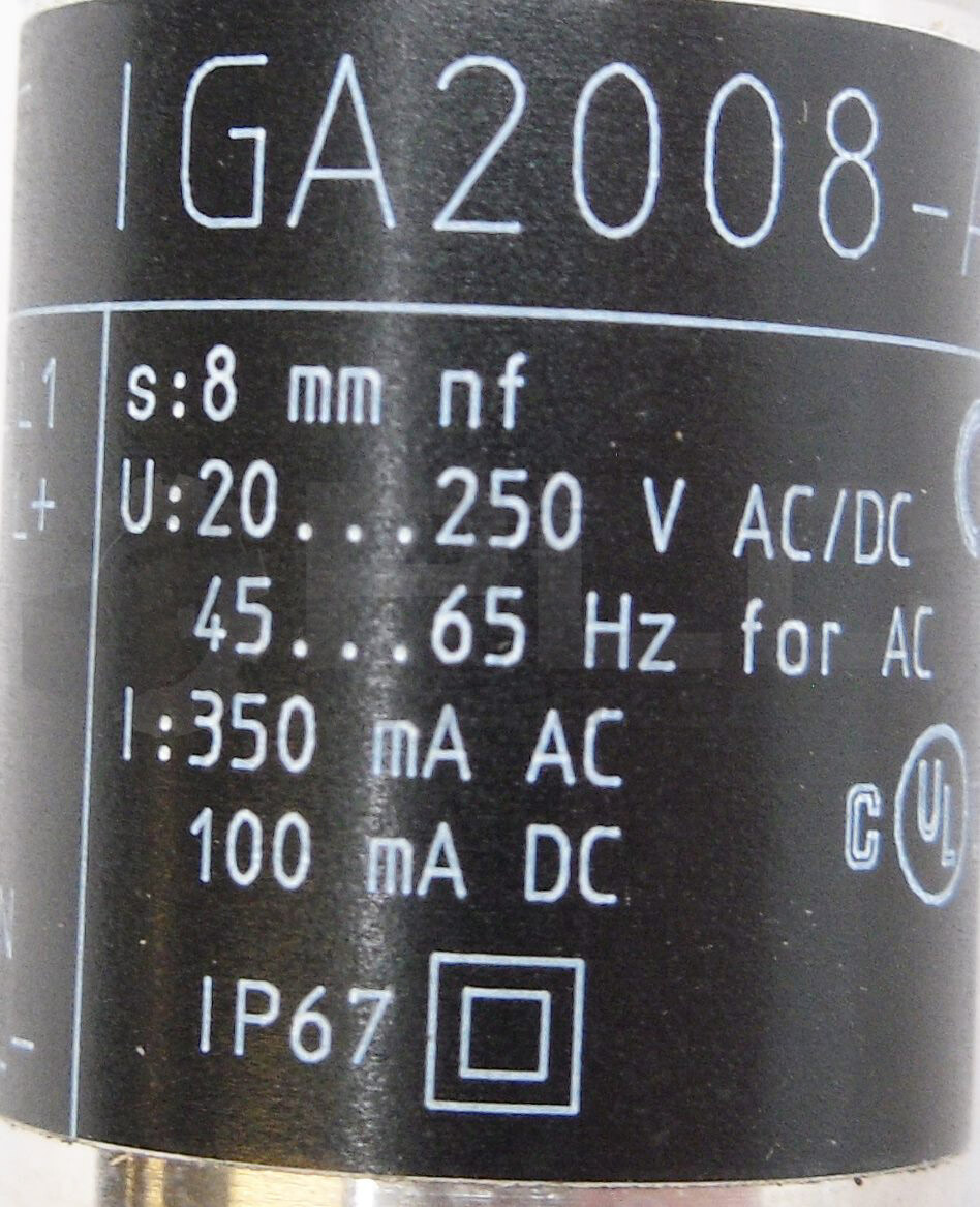 NEW IFM IG0307 IGA2008-AB0A PROXIMITY SENSOR 20-250V 45-65HZ