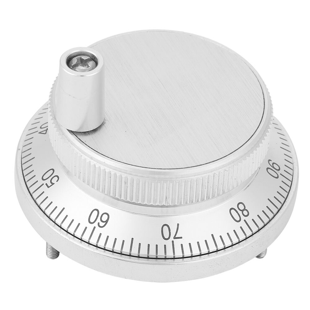 2PCS Handwheel CNC Manual Pulser Generator 60mm 5V 4Pins Machine Rotary Encoder