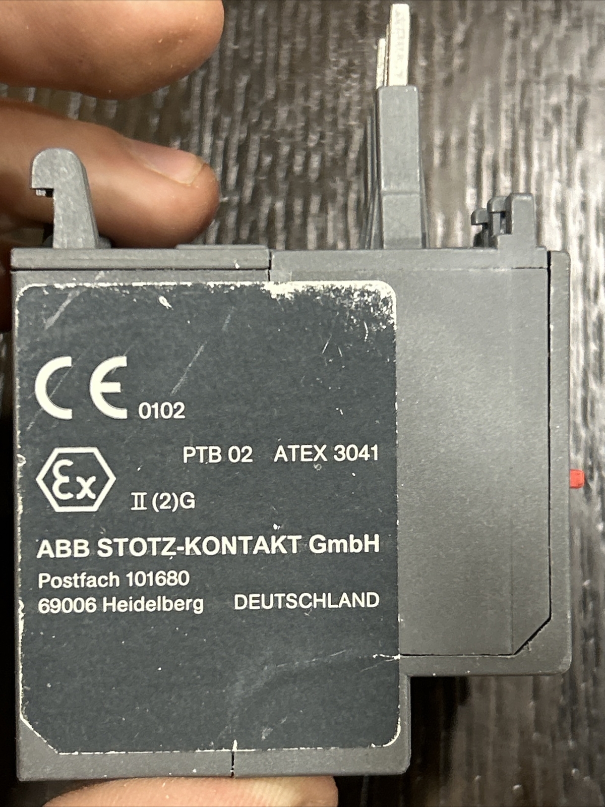 ABB E16DU E16DU2710 Trip Class 10 Relay Overload