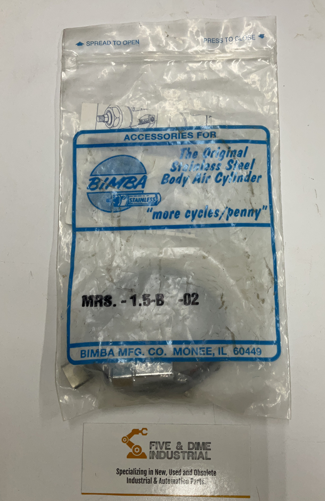 Bimba MRS.-1.5-B-02 Magnetic Reed Switch (CL186)