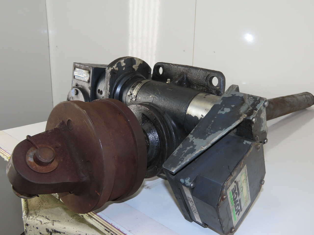 Joyce Dayton 10 Ton Machine Comdrive 36″ Screw Jack W/ 575V 3Ph Motor & Limit