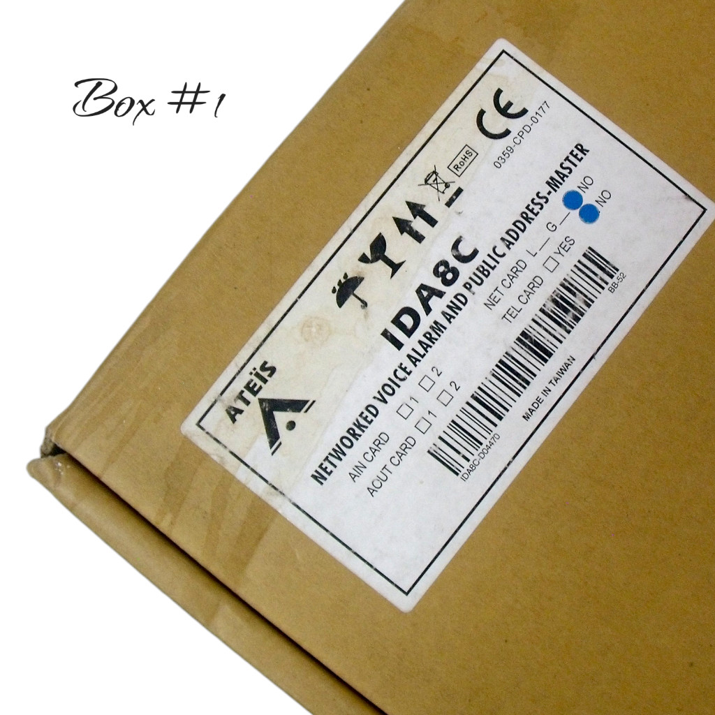 Ateis Voice Alarm IDA8 Matrix System IDA8C Controller IDA8S Units PSS-AS Console