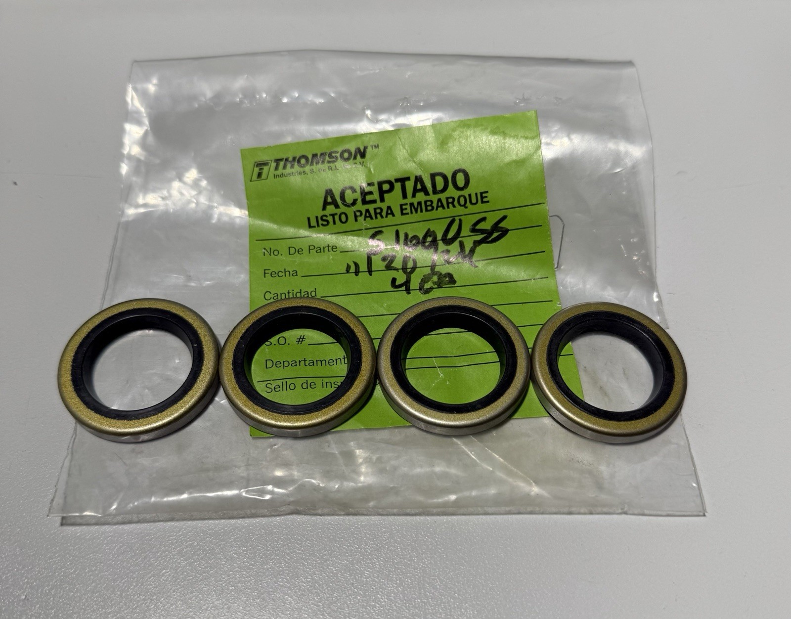 *4 QTY* Thomson S1000SS Oil Seal 1″ Closed *NEW*