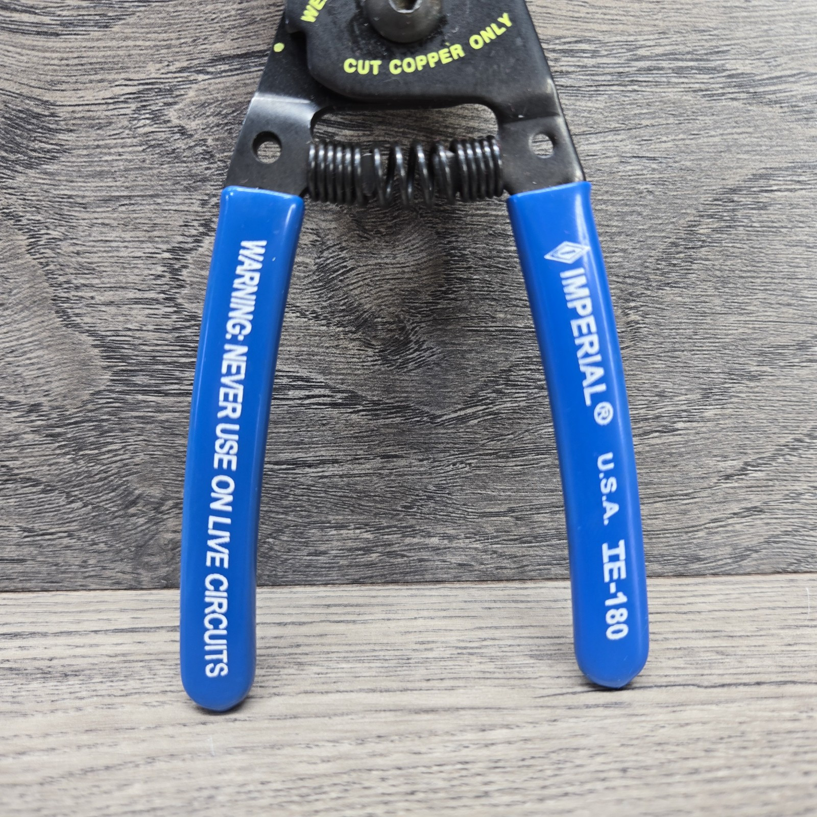 Imperial IE-180 Wire Stripper USA Made 30 AWG to 22 AWG Max Capacity Steel