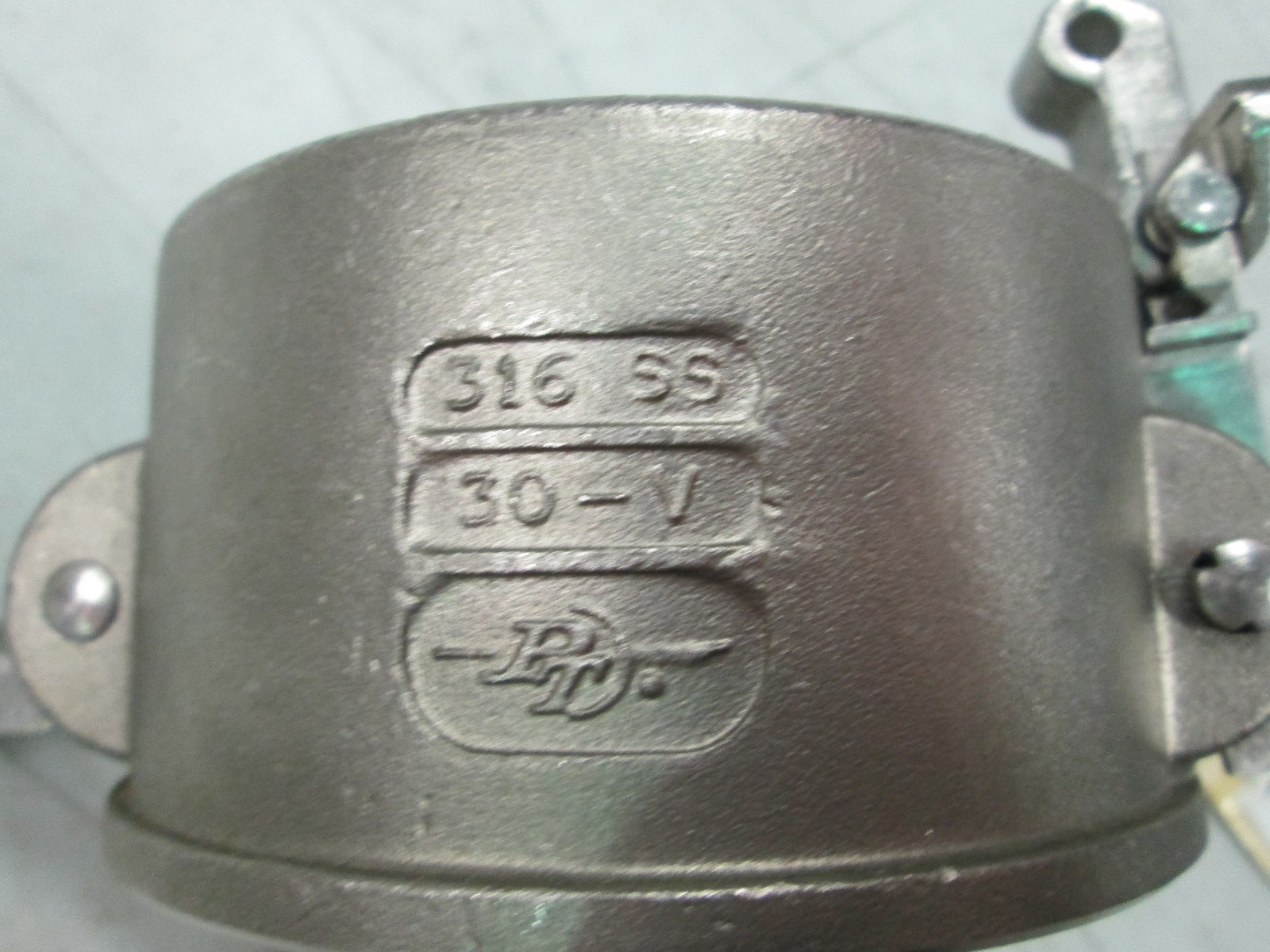 PT S/S Dust Cap 30-V 316 S/S 3-5/8″ ID (New)