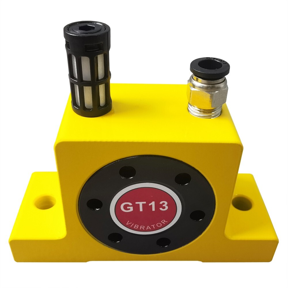 GT13 0.4in 1400N-3730N Pneumatic Air Turbo Vibrator 0.2MPa-0.6MPa Aluminum Alloy