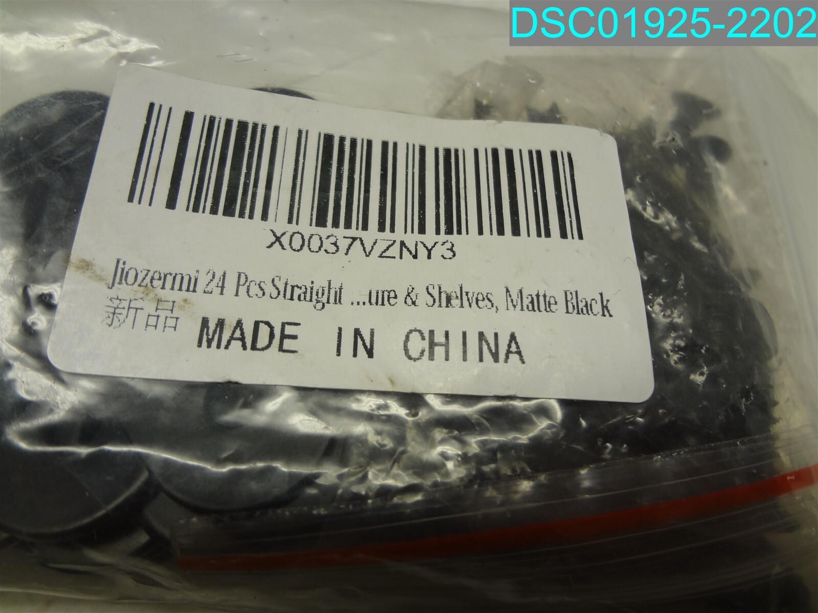 QTY=24 PCS: Jiozermi Straight Brace Flat Brace 1.6” x 0.6” Straight Bracket