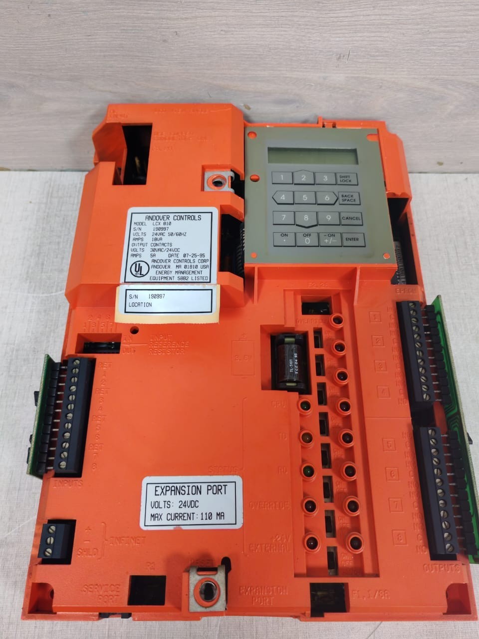 INFINITY ANDOVER CONTROLS LCX 810 24VAC 50/60HZ