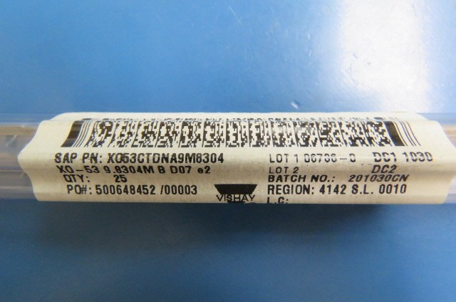 DALE/VISHAY XO53CTDNA9M8304 Qty of 10 per Lot Standard Clock Oscillators DIP-14