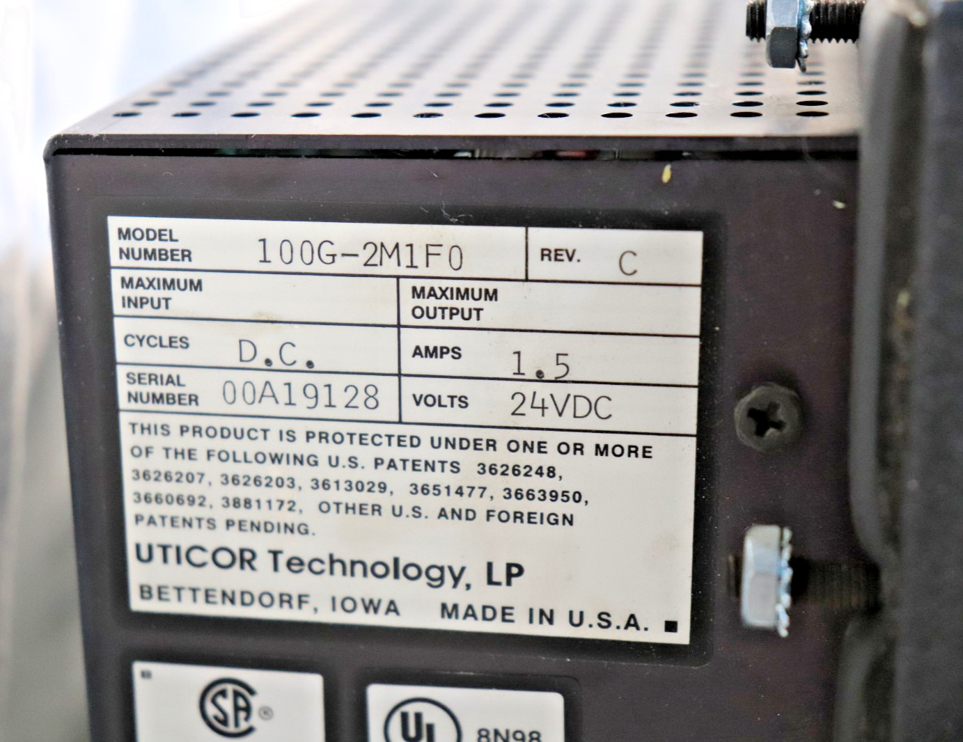 100G-2M1F0 Cummins Onan Uticor Operator Panel Interface Digital Master Controls
