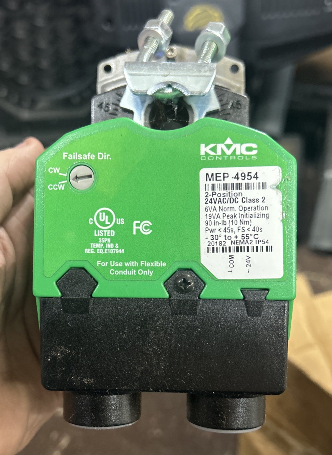 KMC Controls MEP-4954 Direct Coupled Actuator 90 in-lb