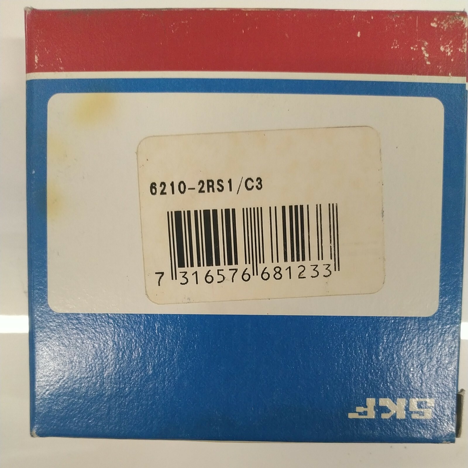 SKF BEARING 6210-2RS1/C3