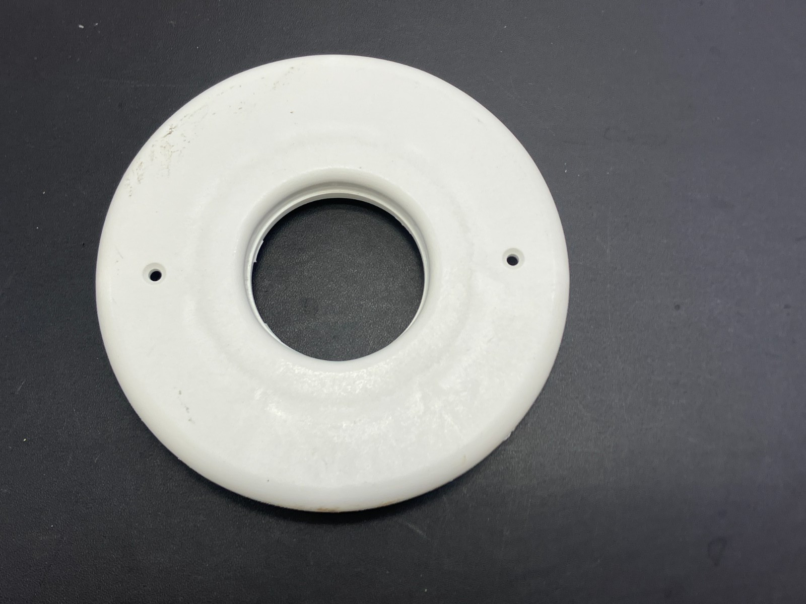 Unico System UPC-56B white round supply outlet for a high-velocity HVAC