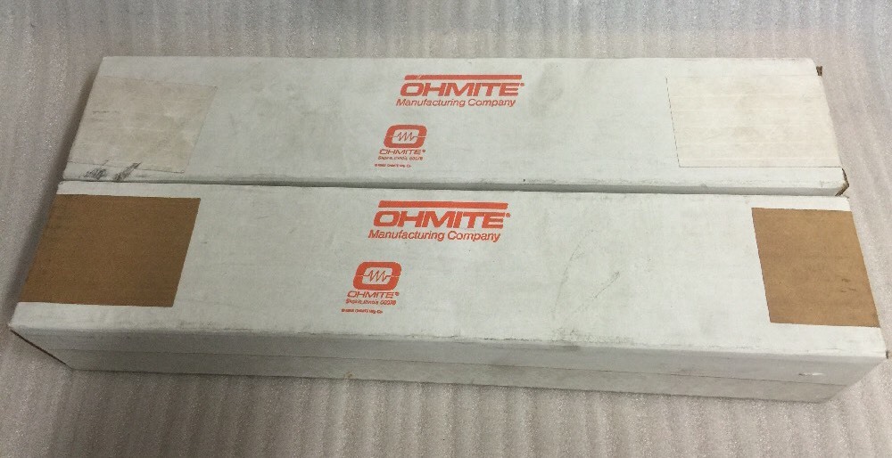 Lot Of 2, OHMITE POWER RIB RESISTOR, PFE5K8R50, 8.50 OHMS, #1223