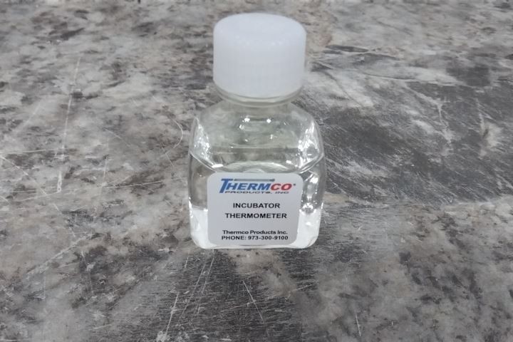 Thermco ACCI0301S 5 Pk 18 to 50°C 30mL Bottle Volume Bottle Thermometer