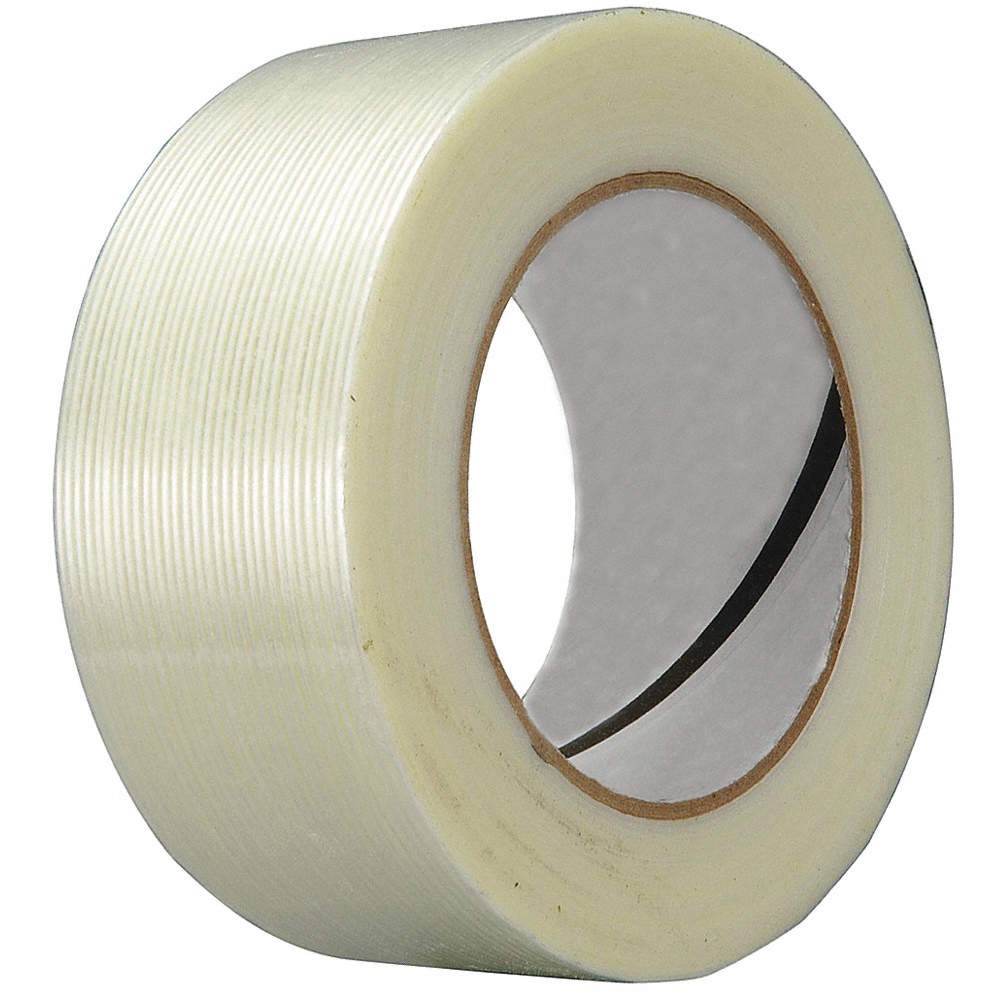 GRAINGER APPROVED TC389-12MM X 55M (72PK) Filament Tape,TC389 Series,Lgt Duty,PK