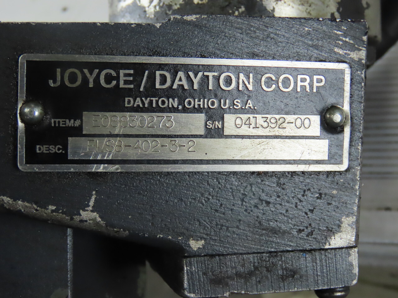 Joyce Dayton 10 Ton 36″ Machine Comdrive Screw Jack W/ 575V 3Ph Motor & Limit
