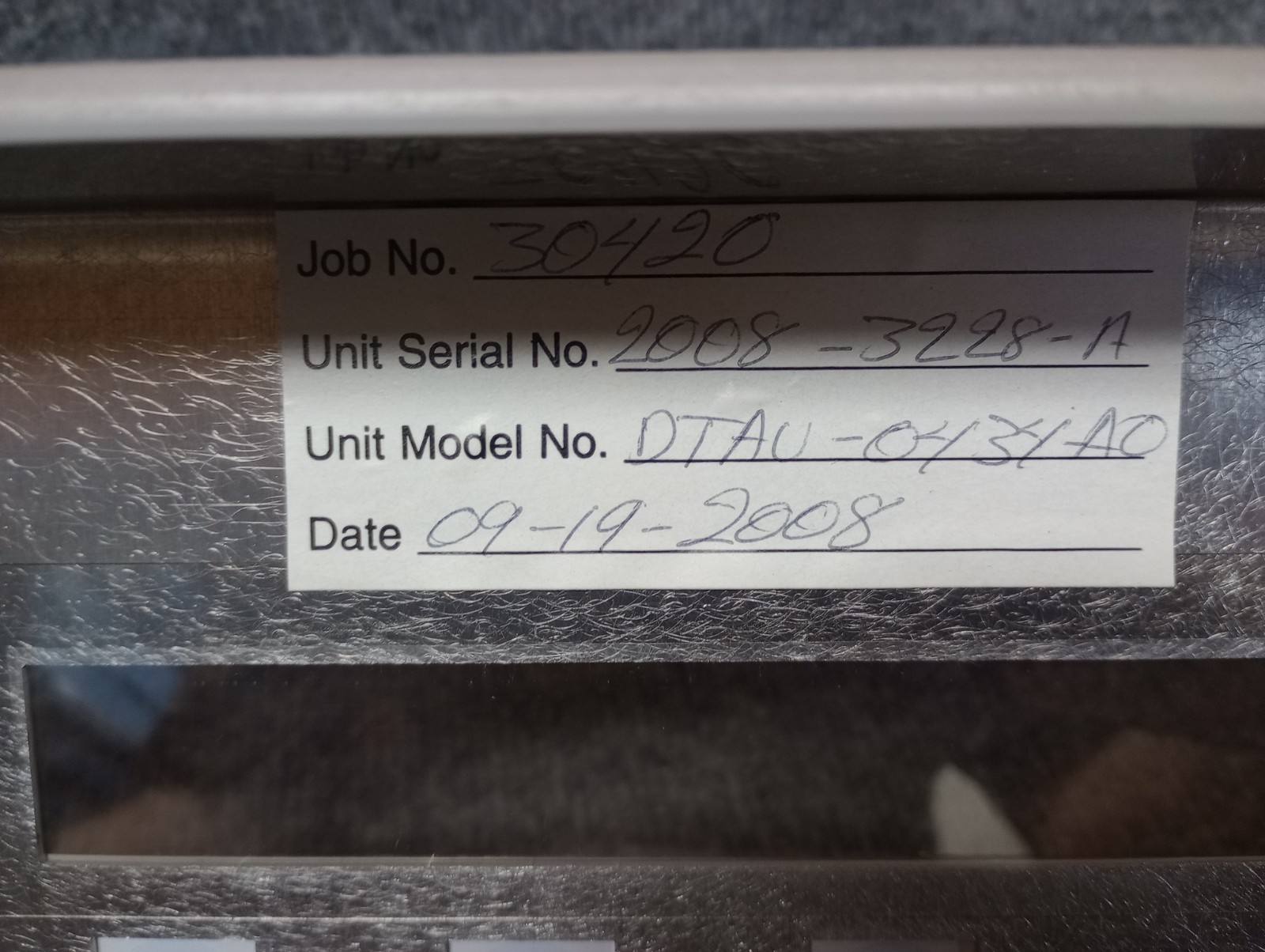 Data Aire Inc. DAP II Alarm Processor Control Interface 160-300-080 Rev E