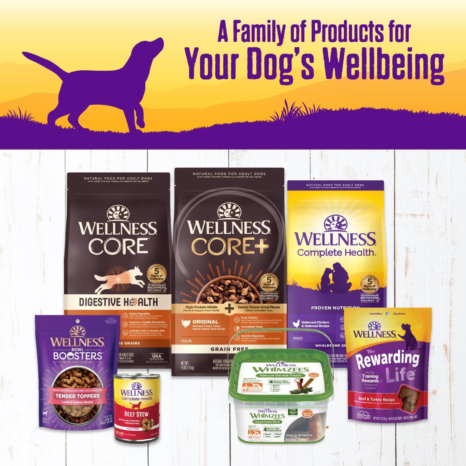 Wellness® Stews All Life Stage Wet Dog Food – Natural, Beef, 12.5 oz – 24 count