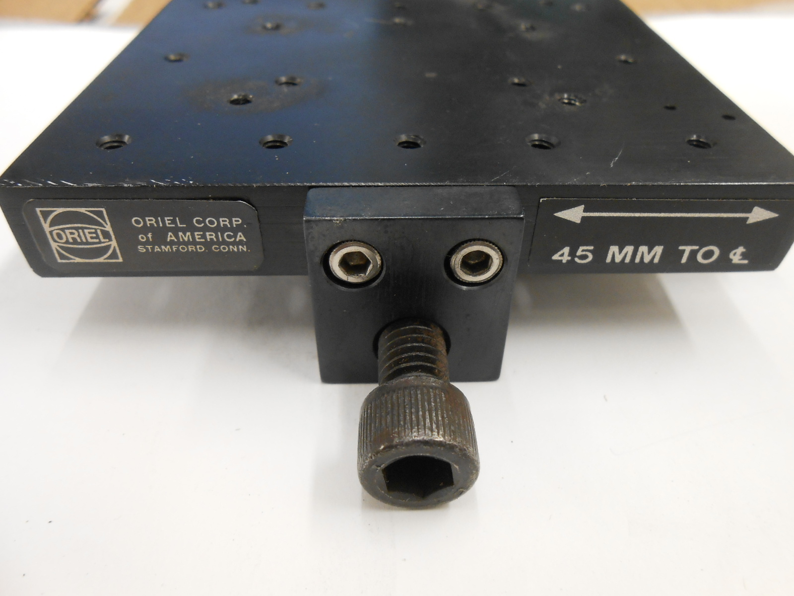 ORIEL CORP. OF AMERICA RAIL CARRIER 45 MM TO CENTER LINE